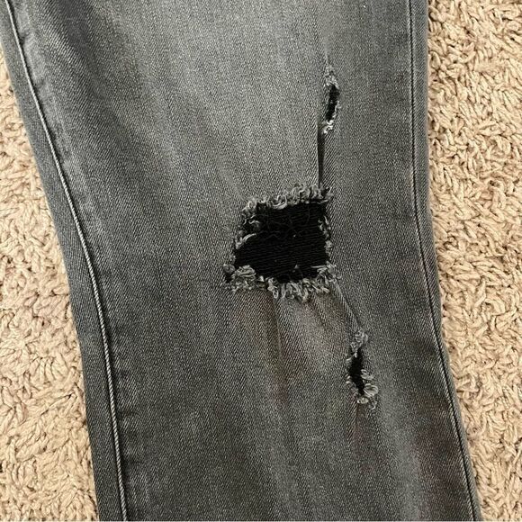 Sam Edelman Black Distressed Straight Leg High Rise Denim Jeans SZ 10/30 BNWT - Picture 16 of 16